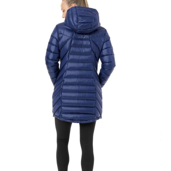 Spyder Syrround Long Duck Down Puffer Jacket Medium - Picture 2 of 11